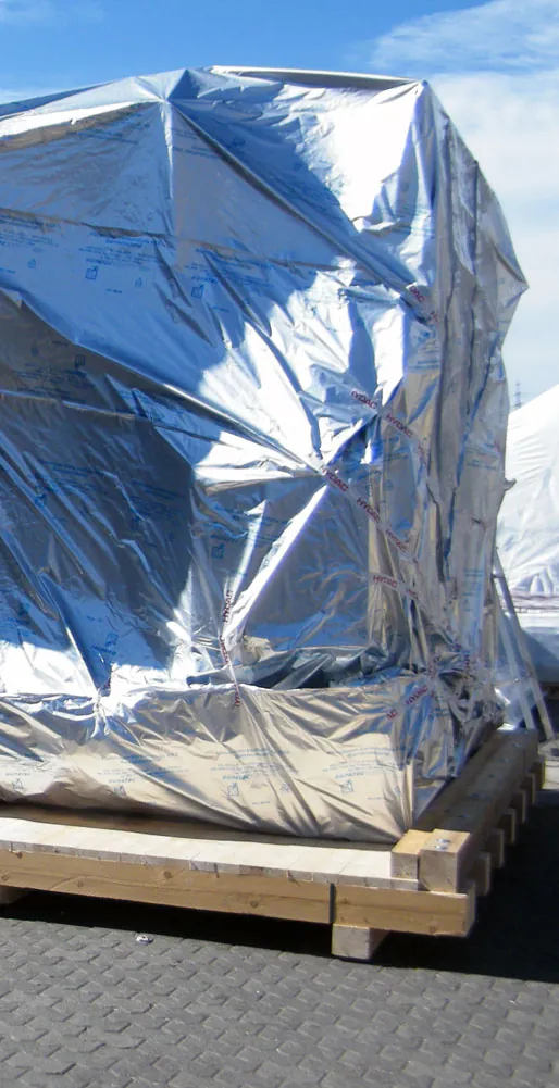 Schwergutverpackung – Beispiel von TVR
